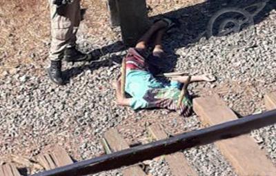 Foto: Rede Social / O corpo da vítima de 20 anos foi localizado  ao lado dos trilhos da linha férrea.
