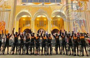 Grupo de ciclistas Lafaietense