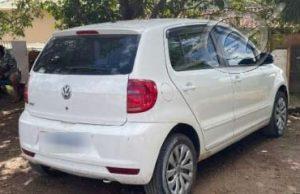 PM recupera carro roubado em Lafaiete